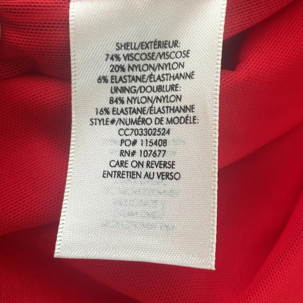 Alice and Olivia red cocktail dress - Picture 7 of 8